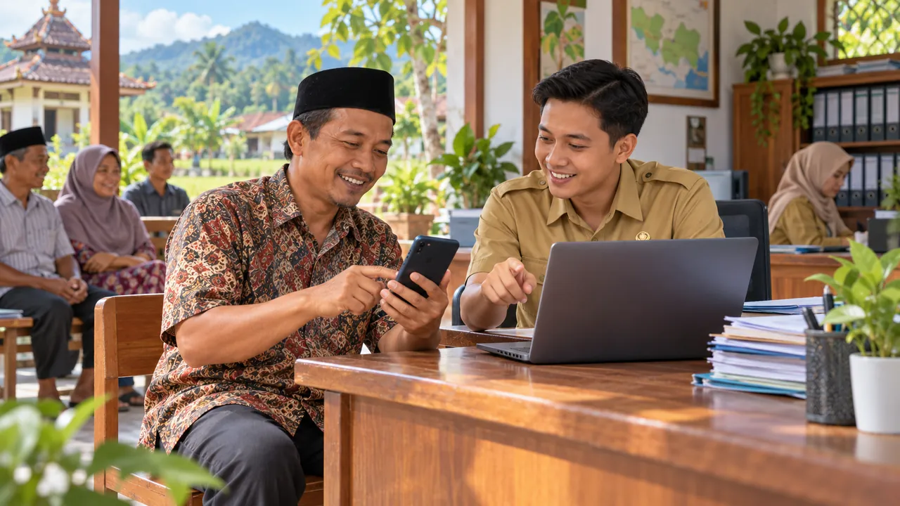 Desa Lakatan Hadirkan Layanan Digital yang Lebih Mudah