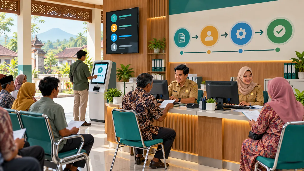 Perangkat Desa Lakatan Melayani Warga Lebih Tertib secara Digital
